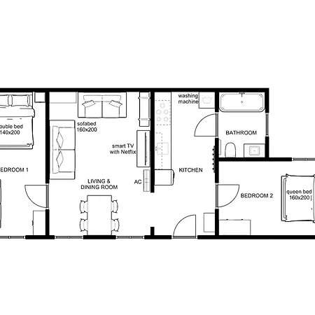Apartamento Kalvin 2bdr With Ac Budapeste